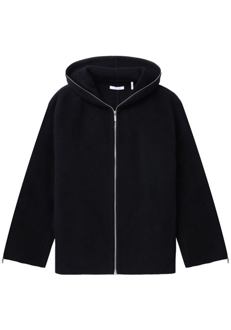 Black zip-up hooded jacket Helmut lang - men HELMUT LANG | Outerwear | O07HM496001